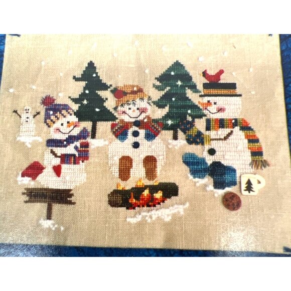 RARE Fanci That Thin Ice Cross Stitch Pattern Only - Picture 1 of 3